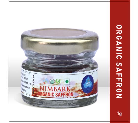 Nimbark Organic Saffron | Pure and natural Kesar | Organic Kesar 1gm