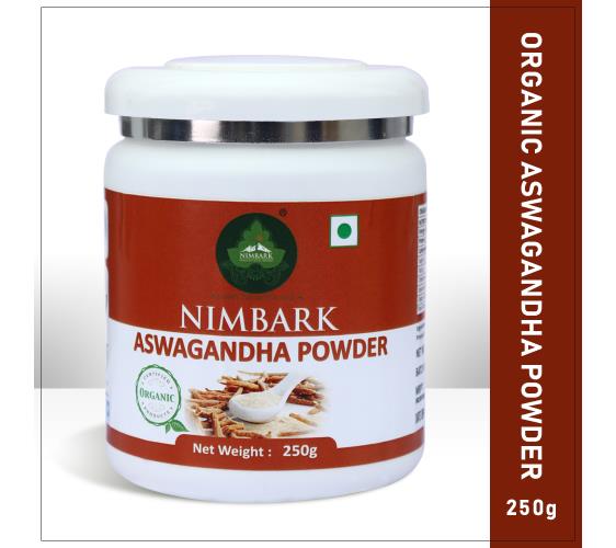 Nimbark Organic Ashwagandha Powder | Ashwagandha churna | Reduces Anxiety | Ayurvedic Powder 250gm