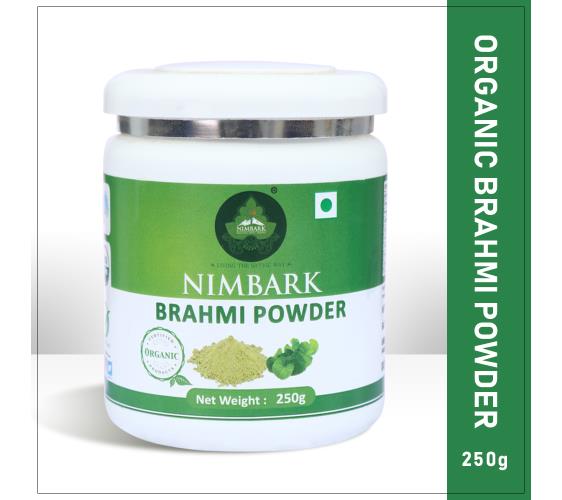 Nimbark Organic Brahmi Powder | 100% Pure and Natural Powder | Herbal Powder | Brahmi Powder 250gm