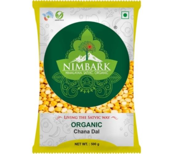 Nimbark Organic Chana Dal | Gram Split | Split Chickpeas | Split Bengal Gram 500gm