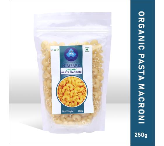 Nimbark Organic Pasta Macaroni | Macaroni | Healthy Pasta | Pasta Elbow Macaroni 250gm