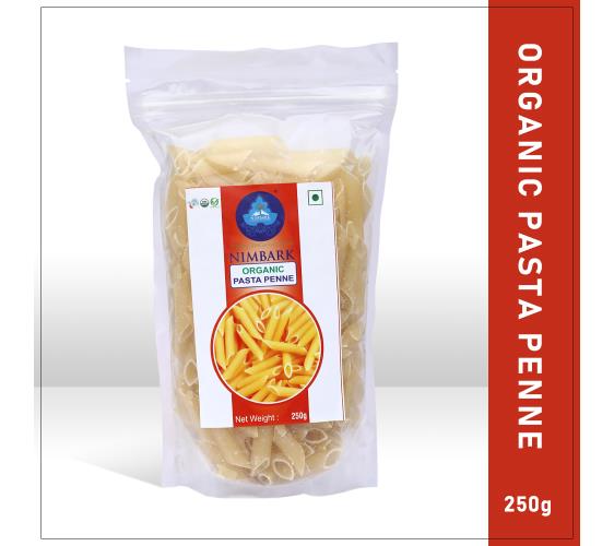 Nimbark Organic Pasta Penne | Wheat Pasta | Durum Wheat Penne Pasta 250gm