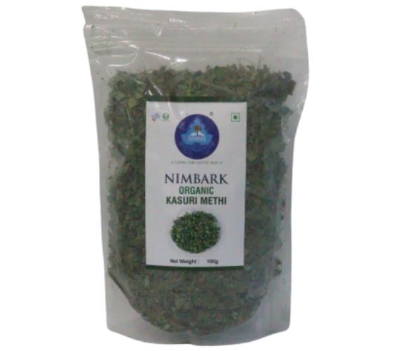 Nimbark Organic Dried Fenugreek | Organic Kasuri Methi | kasuri methi 100gm