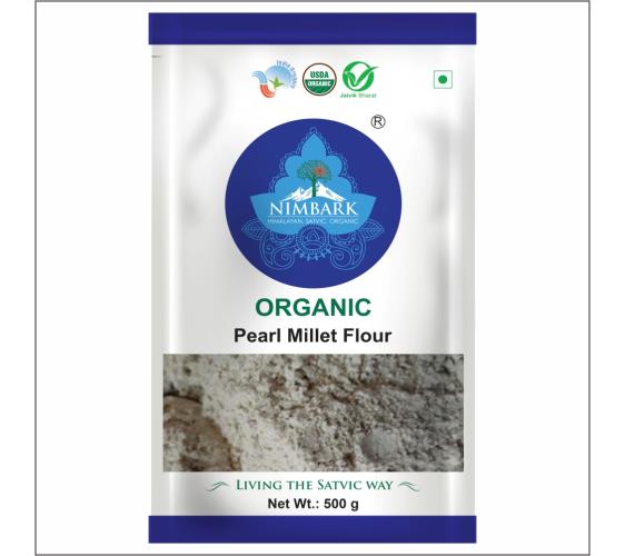 Nimbark Organic Pearl Millet Flour | Bajra Flour 500gm