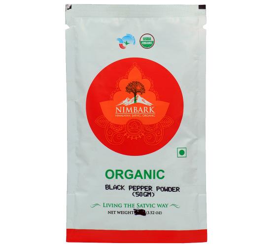 Nimbark Organic Black Pepper Powder | Kali Mirch Powder 50gm