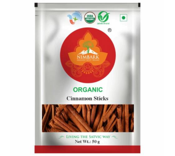 Nimbark Organic Cinnamon Sticks-50gm