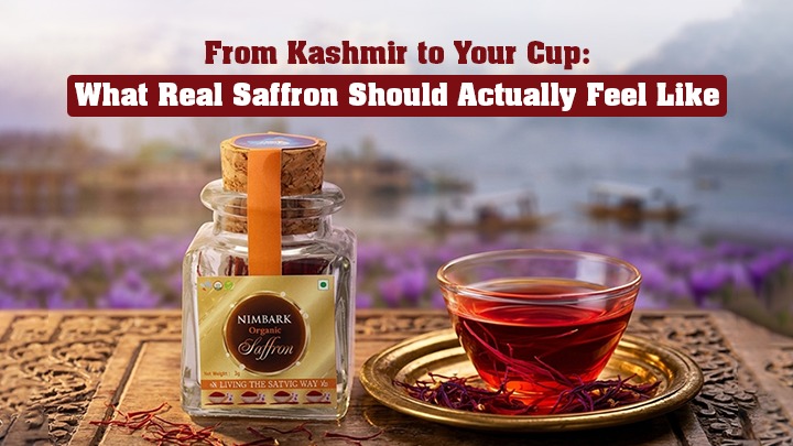 From Kashmir to Your Cup: What Real Saffron Should Actually Feel Like