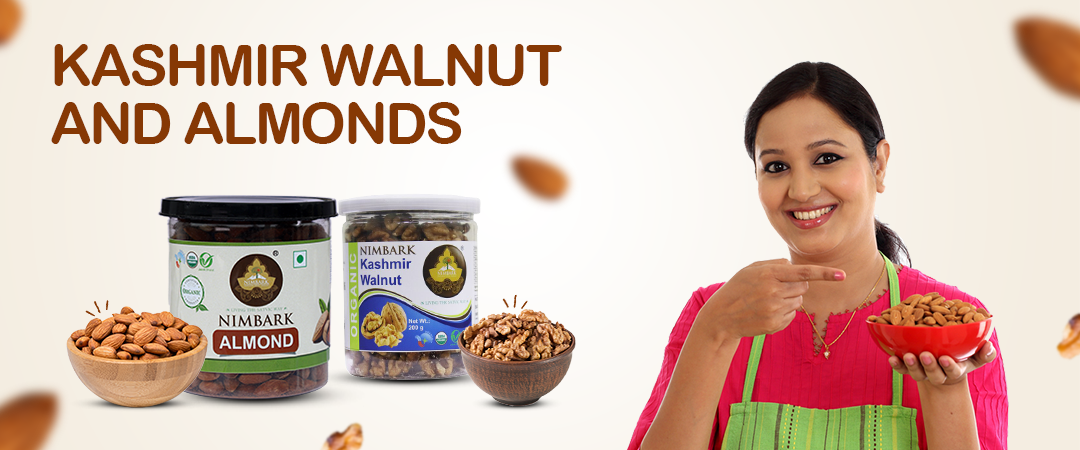 Health Benefits of Consuming the Kashmir Walnut and Almonds
