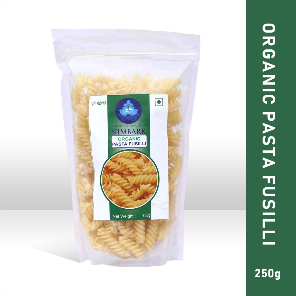 Nimbark Organic Pasta Fusilli | Grain Pasta | Healthy Pasta | Fusilli Pasta 250gm