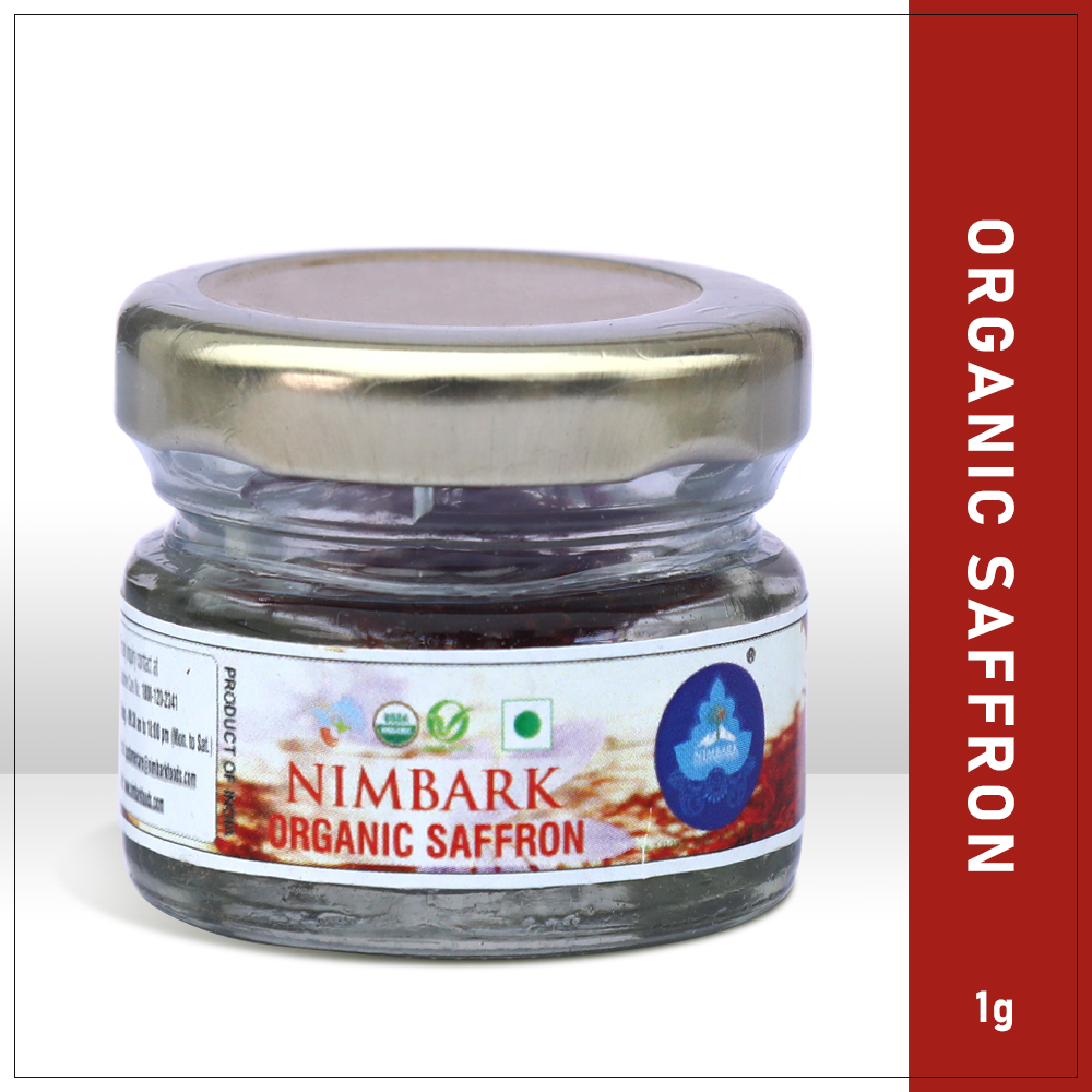Nimbark Organic Saffron | Pure and natural Kesar | Organic Kesar 1gm
