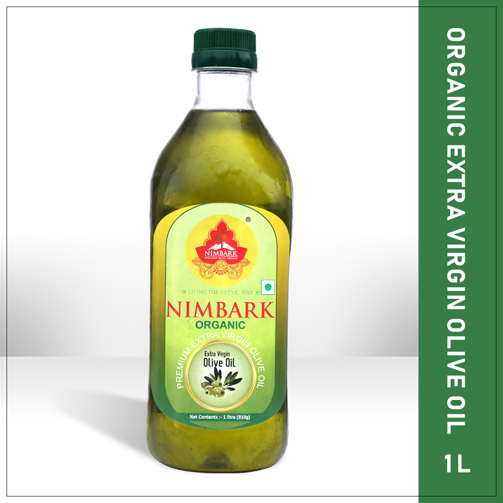Nimbark Organic Olive Oil | Extra Virgin Olive Oil | Cooking Oil | Natural Oil | Jaitun ka Tel 1Ltr