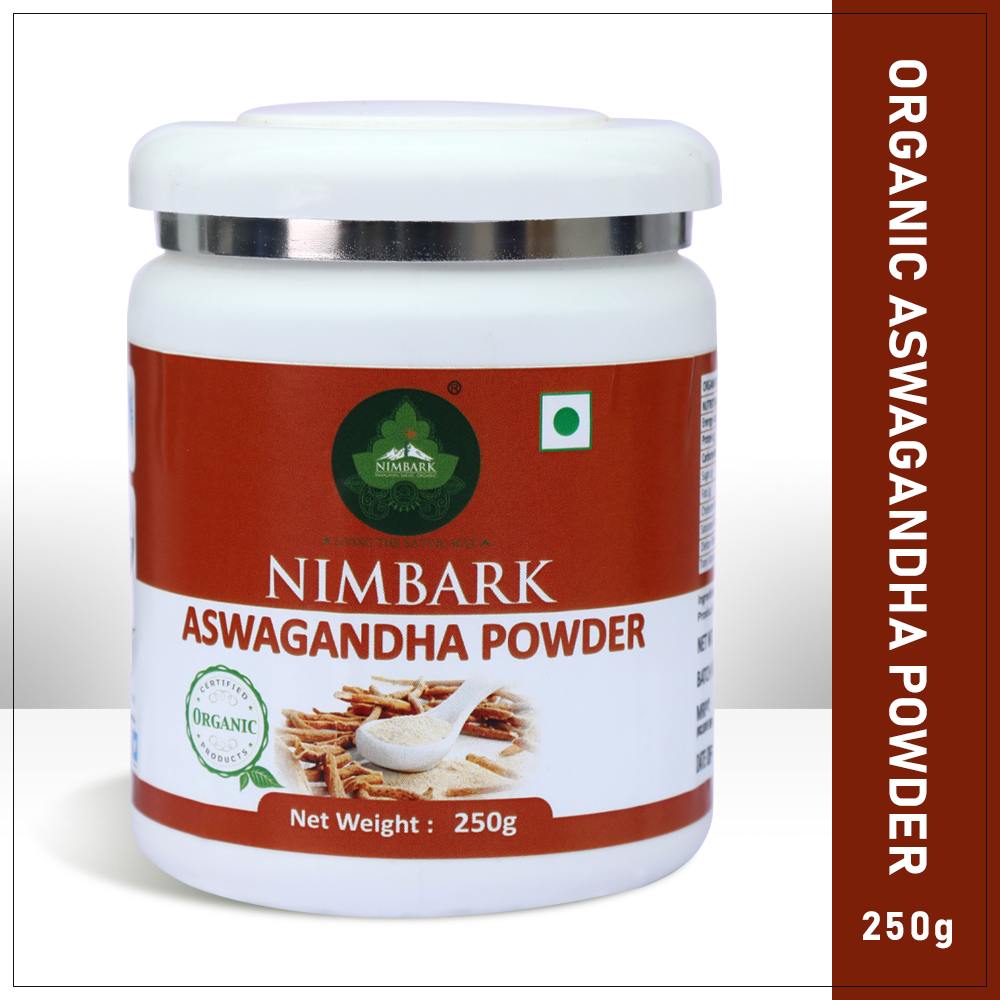 Nimbark Organic Ashwagandha Powder | Ashwagandha churna | Reduces Anxiety | Ayurvedic Powder 250gm