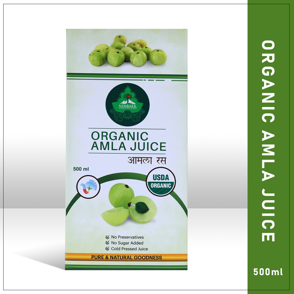 Nimbark Organic Amla Juice | Herbal Juice | Immunity Booster | Vitamin C and Antioxidants Juice | Amla Juice 500ml
