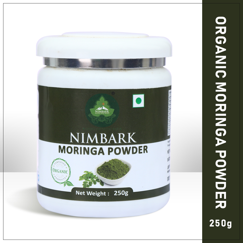 Nimbark Organic Moringa Powder | Immunity booster | 100% Organic | Drumstick Leaf Powder 250gm