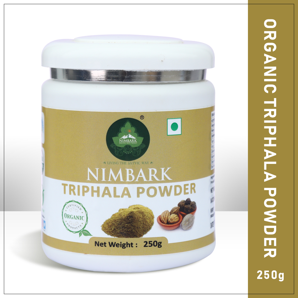 Nimbark Organic Triphala Powder | Organic Powder | Triphala Churna | Vitamin C Powder 250gm