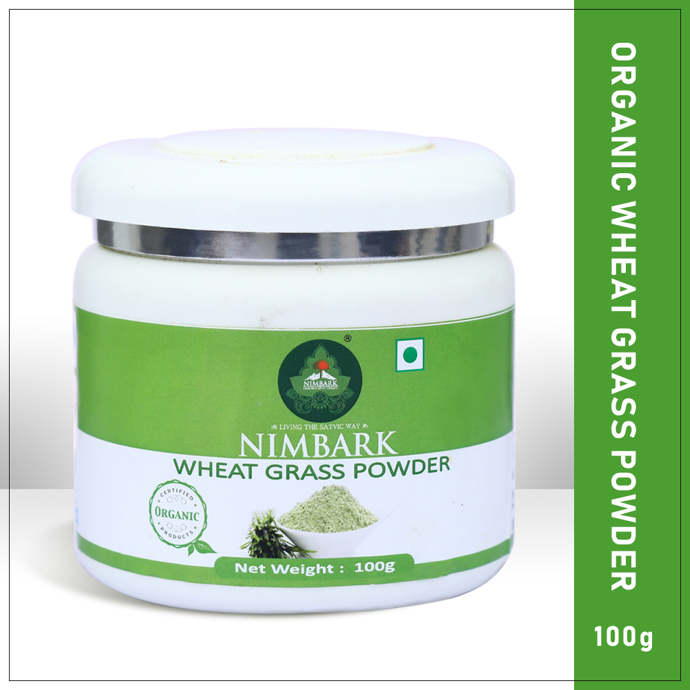 Nimbark Organic Wheat Grass Powder | Immunity Booster | Pure Natural and Organic | Organic Powder 100gm