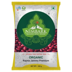 Nimbark Organic Rajma Premium | Jammu Rajma | Rajma Premium 500gm
