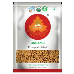 Nimbark Organic Fenugreek Whole | Whole Methi Dana Seeds | Methi Dana | Sabut Methi 100gm