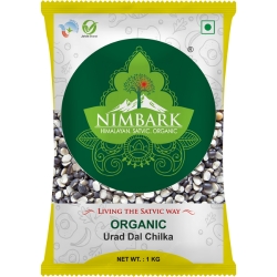 Nimbark Organic Urad Dal Chhilka Black Beans Split