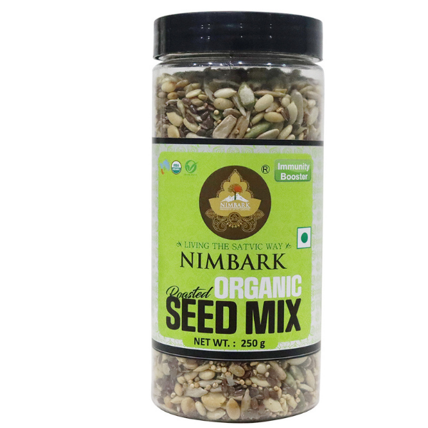 Nimbark Organic Roasted Seed Mix | Seeds for Eating | Roasted Seeds | Mix Seeds 250gm