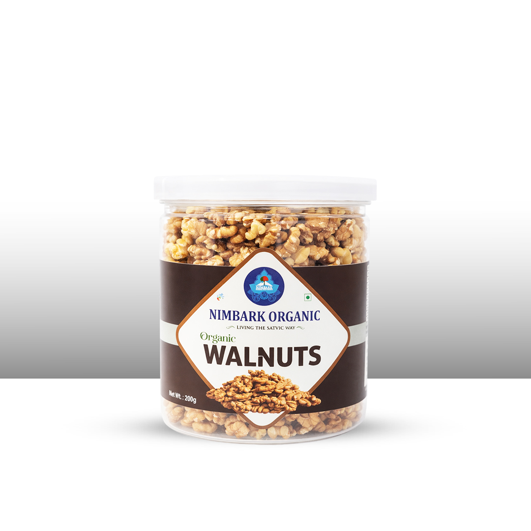 Nimbark Organic Kashmir Walnut | Natural Dried Kashmiri Walnut | Walnut Kernels | Akhrot Giri 200gm