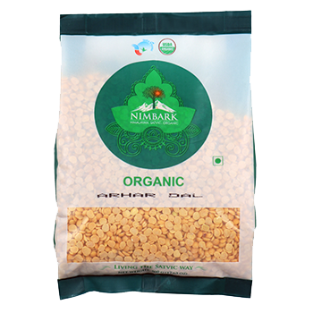 Nimbark Organic Unpolished Arhar Dal | Tur Dal | Pigeon Pea Split 500gm