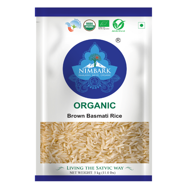 Nimbark Organic Basmati Rice Brown-5Kg