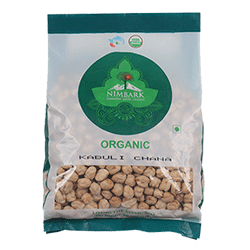 Nimbark Organic Unpolished Chickpeas Kabuli Chana | White Chickpeas | White Chole 500gm