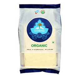 Nimbark Organic 5 Multi Grain Flour | Multi Millet Atta | High Fibre Atta 500gm