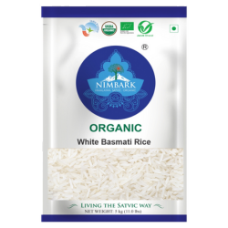 Nimbark Organic Basmati Rice White | Basmati White Rice | Jammu Premium Basmati Rice 5kg