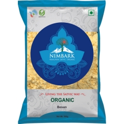 Nimbark Organic Besan | Ground Chickpeas Flour | Besan 500gm