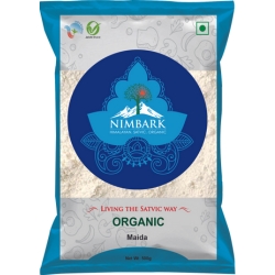 Nimbark Organic White Wheat Flour maida | Maida | Wheat Maida Flour 500gm