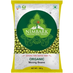 Nimbark Organic Moong Beans | Green Moong Whole | Sabut Moong 500gm