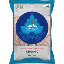 Nimbark Organic Ragi Flour | Finger Millet | Super Nutritious Ragi Flour | High Fibre Flour 500gm