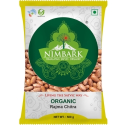 Nimbark Organic Rajma Chitra | Healthy Pulses | Chitra Rajma 500gm