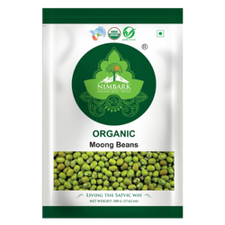 Nimbark Organic Moong Beans | Green Moong Whole | Sabut Moong 500gm