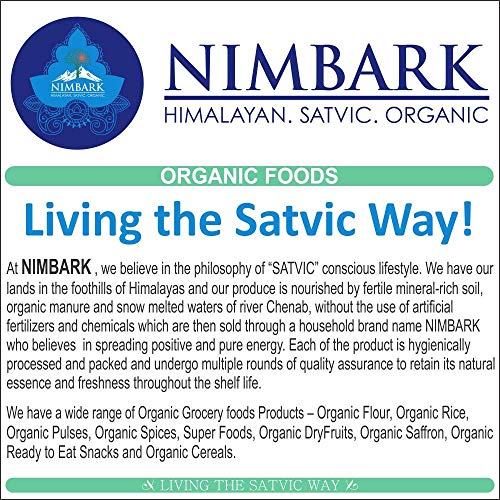 Nimbark Organic Unpolished Chickpeas Kabuli Chana | White Chickpeas | White Chole 500gm